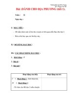 Giáo án môn đạo đức lớp 4 :Tên bài dạy : Bài :DÀNH CHO ĐỊA PHƯƠNG (tiết 1). pot