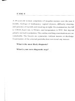 Tình huống sản khoa - Tình huống 5 doc