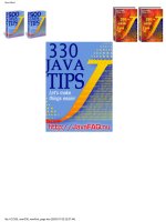 300 Java tips phần 1 ppsx