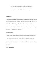 SUY NHƯỢC THẦN KINH VÀ RỐI LOẠN PHÂN LY pps