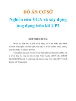 ĐỒ ÁN CƠ SỞ Nghiên cứu VGA và xây dựng ứng dụng trên kit UP2_1 ppsx