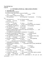 14 INTERNATIONAL ORGANIZATIONS potx