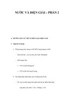 NƯỚC VÀ ĐIỆN GIẢI – PHẦN 2 pptx