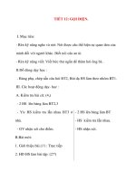 Giáo án lớp 2 môn Tập Làm Văn: TIẾT 12: GỌI ĐIỆN. docx