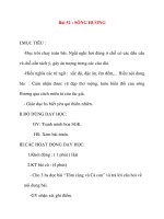 Giáo án lớp 2 môn Tập Đọc: Bài 52 : SÔNG HƯƠNG docx