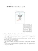 Adobe Illustrator CS2 - Bài 12 pptx