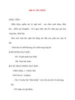 Giáo án lớp 2 môn Tập Đọc: Bài 21 : BÀ CHÁU ppt