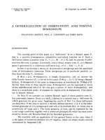 Báo cáo toán học: "A generalization of dissipativity and positive semigroups " ppsx