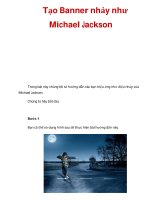 Tạo Banner nhảy như Michael Jackson pps