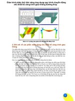 Giáo trình phân tích khả năng ứng dụng quy trình chuyển động cho thiết kế công trình giao thông đường thủy p1 pptx