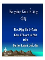 Bài giảng Kinh tế công cộng - Chương 5 potx