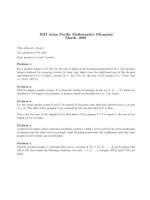 ĐỀ THI TOÁN APMO (CHÂU Á THÁI BÌNH DƯƠNG)_ĐỀ 1 docx