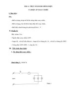 GIÁO ÁN NGHỀ ĐIỆN - CHƯƠNG 1 MỞ ĐẦU - BÀI 4 doc
