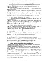 ĐỀ KIỂM TRA HỌC KỲ I NĂM HỌC 2010-2011 Môn: Vật Lý - Lớp 12 ppt