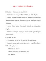 Giáo án lớp 5 môn Đạo Đức: Bài 4 :NHỚ ƠN TỔ TIÊN (tiết 2) pps