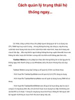 Cách quản lý trạng thái hệ thống ngay... pptx