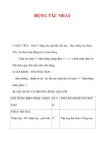 Giáo án môn thể dục lớp 3:Tên bài dạy : ĐỘNG TÁC NHẢY ppt