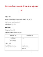 Giáo án môn Toán lớp 3 : Tên bài dạy : Ôn chia số có năm chữ số cho số có một chữ số doc