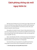 Cách phòng chống các mối nguy hiểm từ ppsx