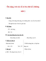 Giáo án môn Toán lớp 3 :Tên bài dạy : Ôn cộng, trừ các số có ba chữ số ( không nhớ ) docx