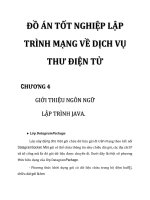 ĐỒ ÁN TỐT NGHIỆP LẬP TRÌNH MẠNG VỀ DỊCH VỤ THƯ ĐIỆN TỬ:CHƯƠNG 4_5 pps