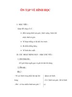 Giáo án môn Toán lớp 2:Tên bài dạy :ÔN TẬP VỀ HÌNH HỌC pot