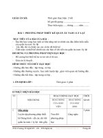 GIÁO ÁN THIẾT KẾ ÁO SƠ MI, QUẦN ÂU, VÁY - BÀI 3 pps