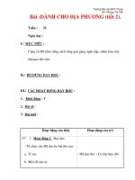 Giáo án môn đạo đức lớp 4 :Tên bài dạy : Bài :DÀNH CHO ĐỊA PHƯƠNG (tiết 2). ppsx