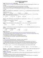 ÔN TẬP THI TỐT NGHIỆP LỚP 12 MÔN: VẬT LÍ docx