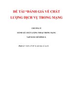 ĐỀ TÀI “ĐÁNH GIÁ VỀ CHẤT LƯỢNG DỊCH VỤ TRONG MẠNG CHƯƠNG IV_2 pot