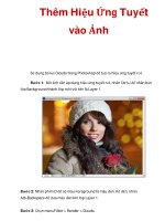 Thêm Hiệu Ứng Tuyết vào Ảnh docx