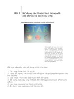 Adobe Illustrator CS2 - Bài 9 ppt