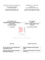 VNFE VNFE FUNDAMENTAL IT ENGINEER EXAMINATION (AFTERNOON) 04/2004 docx