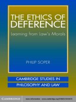 The Ethics of Deference Part 1 potx