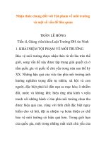 Báo cáo nghiên cứu khoa học: 