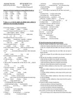 ĐỀ ÔN TẬP THI THỬ TN LẦN 1 MÔN: TIẾNG ANH pps