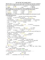 ĐỀ THI THỬ TỐT NGHIỆP THPT 5 pot