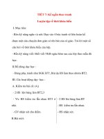 Giáo án lớp 2 môn Tập Làm Văn: TIẾT 7: Kể ngắn theo tranh pot