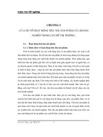 Thực trạng và một số biện pháp nhằm đẩy mạnh hoạt động tiêu thụ sản phẩm ở công ty ắc quy tia sáng Hải Phòng