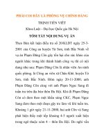 Báo cáo nghiên cứu khoa học: 