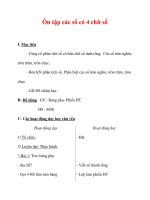 Giáo án môn Toán lớp 3 :Tên bài dạy : Ôn tập các số có 4 chữ số ppsx