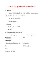 Giáo án môn Toán lớp 3 :Tên bài dạy : Luyện tập gấp một số lên nhiều lần pot