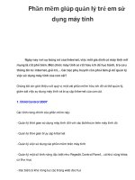 Phần mềm giúp quản lý trẻ em sử dụng máy tính pps