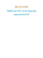 ĐỒ ÁN CƠ SỞ Nghiên cứu VGA và xây dựng ứng dụng trên kit UP2_4 potx