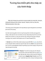 Tường lửa miễn phí cho máy có cấu hình thấp docx