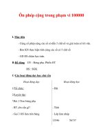 Giáo án môn Toán lớp 3 :Tên bài dạy : Ôn phép cộng trong phạm vi 100000 doc