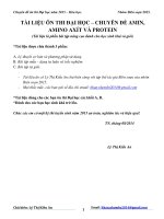 TÀI LIỆU ôn THI đại học môn hóa