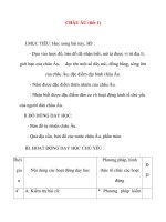 Giáo án lớp 5 môn Địa Lý: CHÂU ÂU doc