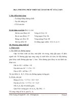 ĐỀ CƯƠNG BÀI GIẢNG MÔĐUN THIẾT KẾ ÁO SƠ MI, QUẦN ÂU, VÁY - BÀI 2 pptx