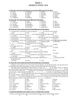 TEST 3 GRADE 12 (NÂNG CAO) pptx